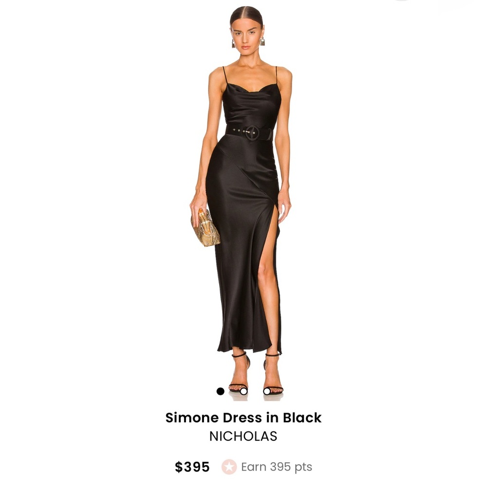 Revolve NICHOLAS Simone dress in Black